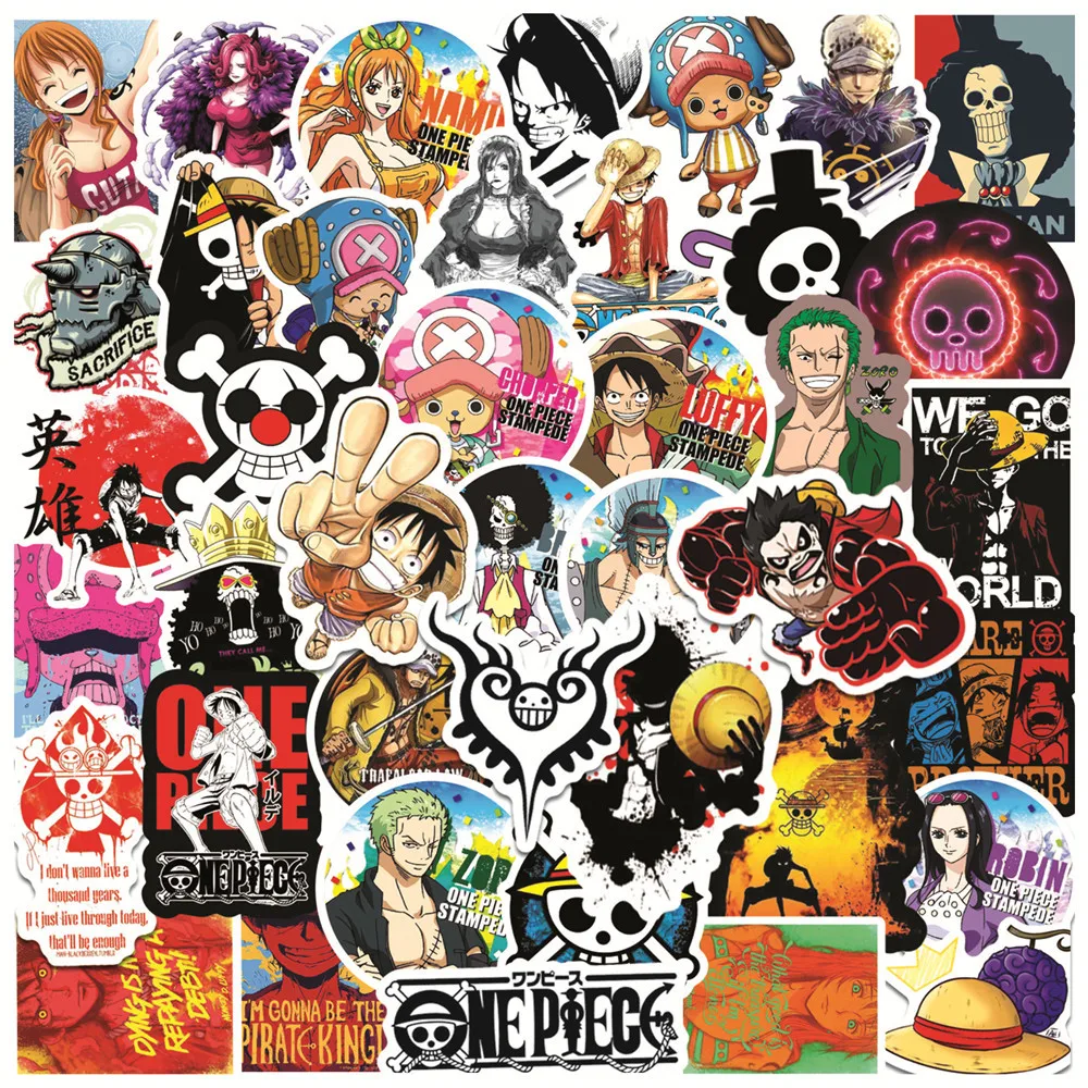 50PCS Anime ONE PIECE Luffy Zoro Nami Graffiti Stickers Water Cup Luggage Notebook Waterproof Decorative Stickers
50PCS Anime ONE PIECE Luffy Zoro Nami Graffiti Stickers Water Cup Luggage Notebook Waterproof Decorative Stickers