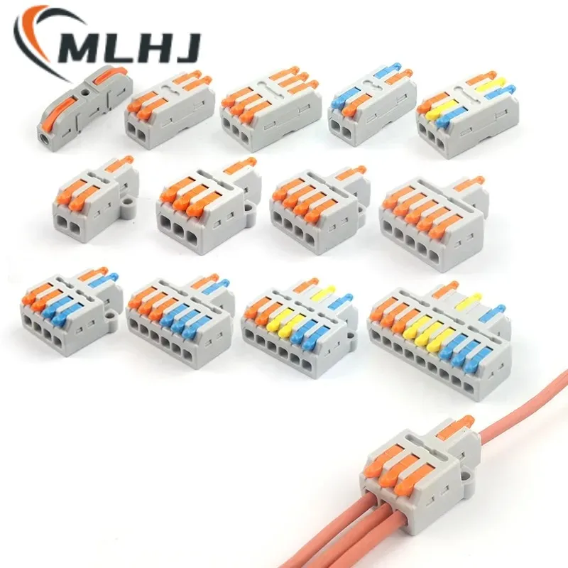 Mini Quick Wire Conductor Connector Universal Compact 2/3 Pin Splicing Push-inTerminal Block 1 in multiple out with fixing Hole
Mini Quick Wire Conductor Connector Universal Compact 2/3 Pin Splicing Push-inTerminal Block 1 in multiple out with fixing Hole
