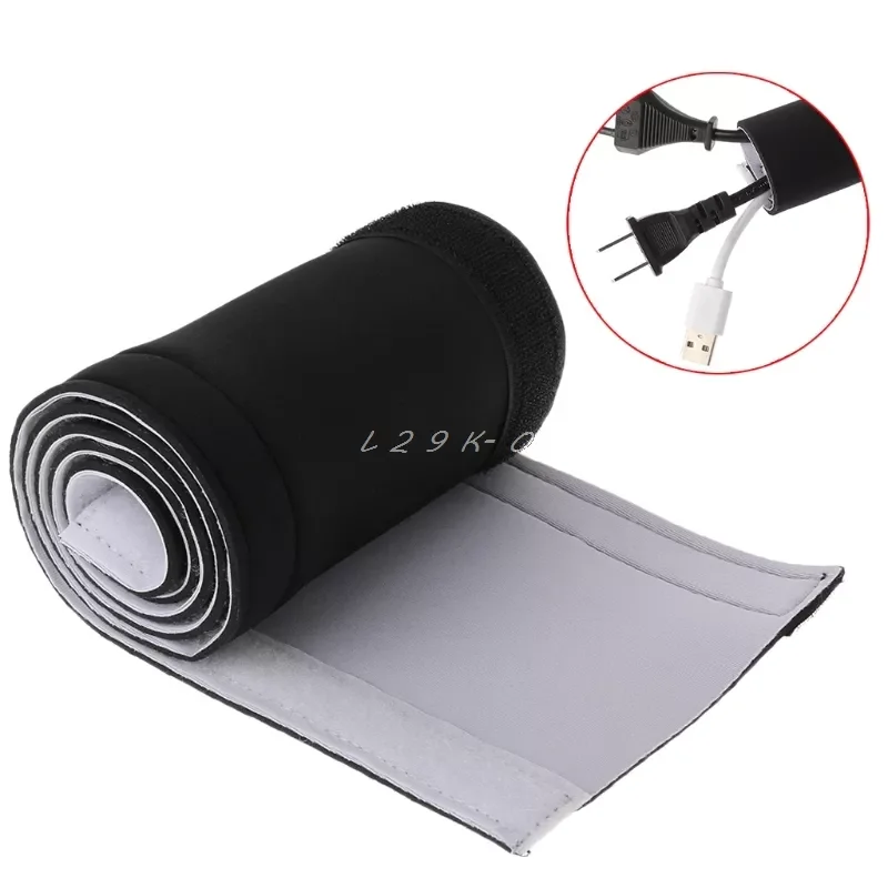 Cable Management Sleeve Flexible Neoprene Wrap Wire Cord Hider Cover Organizer
Cable Management Sleeve Flexible Neoprene Wrap Wire Cord Hider Cover Organizer