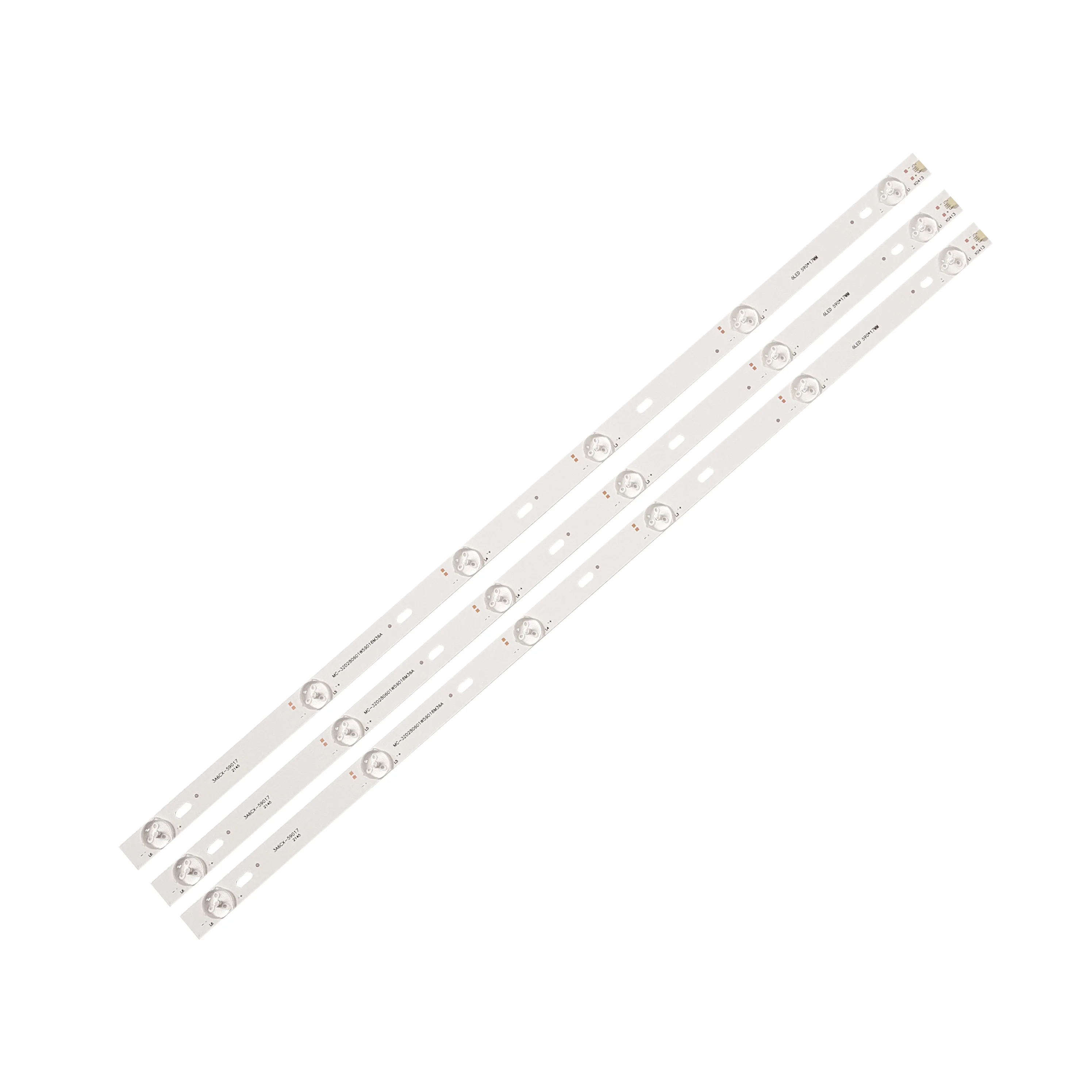 3 Pcs/Lot LED Backlight Strip For 32 Inch Sony TV 578mm 6 LEDs 6V SJ.HL.D3200601-2835BS-F LED32HD310 AX-LED3218P RH43-D3202X-06A
3 Pcs/Lot LED Backlight Strip For 32 Inch Sony TV 578mm 6 LEDs 6V SJ.HL.D3200601-2835BS-F LED32HD310 AX-LED3218P RH43-D3202X-06A