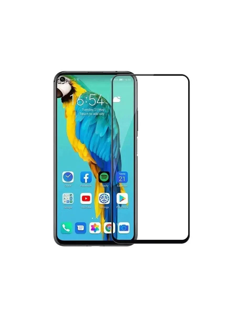 Защитное стекло (5 шт.) Huawei Nova 5t (2019) YAL L21 protective glass полное покрытие | Мобильные