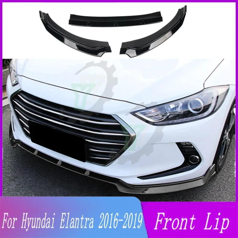 3PCS Car Front Bumper Lip Spoiler Splitter Diffuser Detachable Body Kit Cover Guard For Hyundai Elantra 2016 2017 2018 2019
3PCS Car Front Bumper Lip Spoiler Splitter Diffuser Detachable Body Kit Cover Guard For Hyundai Elantra 2016 2017 2018 2019