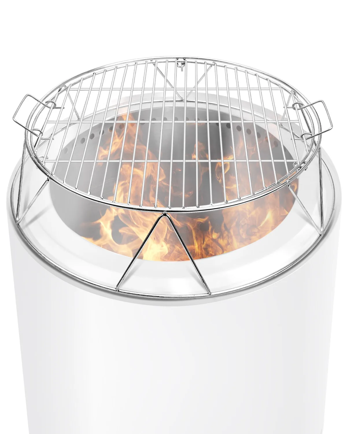 Fire Pit Accessory Kit for 19.5in Solo Stove Bonfire, Stainless Steel Stove Stand & Outdoor BBQ Campfire Grill Grid Grate with H
Fire Pit Accessory Kit for 19.5in Solo Stove Bonfire, Stainless Steel Stove Stand & Outdoor BBQ Campfire Grill Grid Grate with H