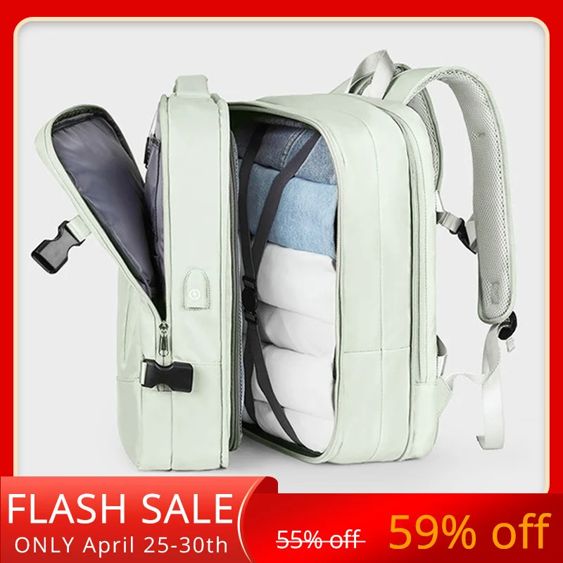 Extendible Travel Backpack Unisex Laptop Bag Women Large Luggage Bags Men's Students Business Trip Backpack USB Charge XA299C
Extendible Travel Backpack Unisex Laptop Bag Women Large Luggage Bags Men's Students Business Trip Backpack USB Charge XA299C