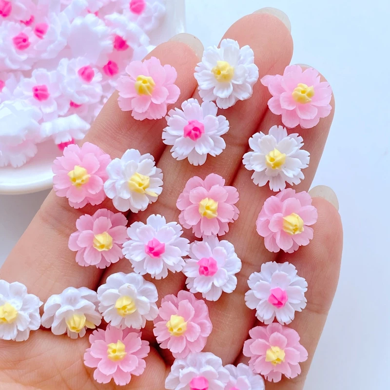 60pcs New Cute 12mm Resin Mini Flower Series Flat back Stone Figurines DIY Wedding Scrapbook Manicure Accessories
60pcs New Cute 12mm Resin Mini Flower Series Flat back Stone Figurines DIY Wedding Scrapbook Manicure Accessories
