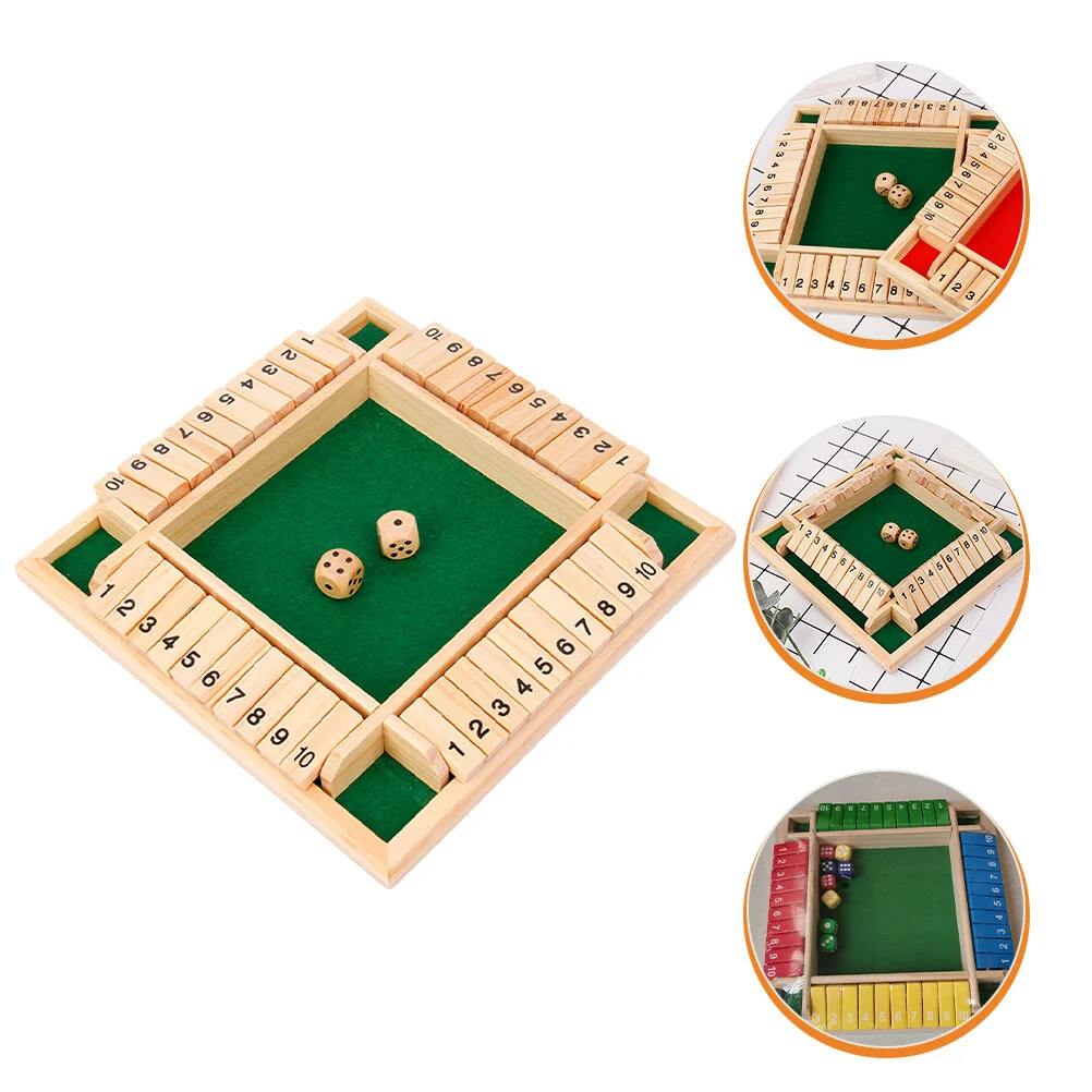 Travel Toys Wood Board Game Dice Wooden Number Desktop Party Prop Flannel Entertainment Parent-child
Travel Toys Wood Board Game Dice Wooden Number Desktop Party Prop Flannel Entertainment Parent-child