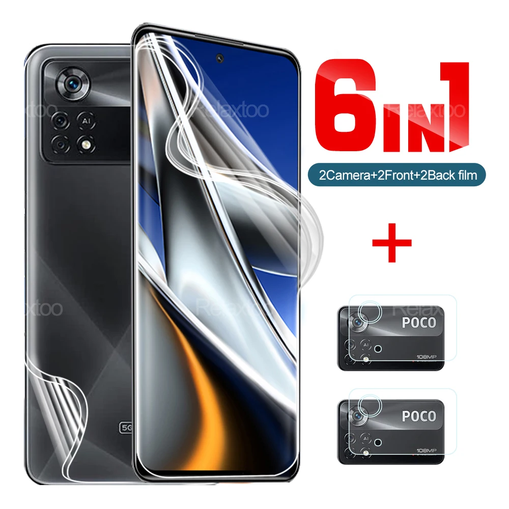 Защитная пленка для объектива 6 в 1, Гидрогелевая пленка для Xiaomi Mi Poco X4Pro M4Pro X4 M4 Pro 5G PocoX4, Защита экрана для камеры 6,67"
Защитная пленка для объектива 6 в 1, Гидрогелевая пленка для Xiaomi Mi Poco X4Pro M4Pro X4 M4 Pro 5G PocoX4, Защита экрана для камеры 6,67"