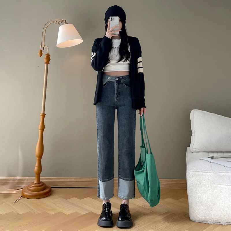 Denim Women's Jeans 2023 New Spring Summer Washed Vintage Slim Straight Pants Fake Zippers Pockets Clothing YCMYUNYAN
Denim Women's Jeans 2023 New Spring Summer Washed Vintage Slim Straight Pants Fake Zippers Pockets Clothing YCMYUNYAN