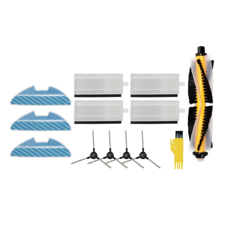 Side Brush Filter Mop Roller Brush for NEATSVOR VSLAM-811GB/911SE Robot Vacuum Cleaner Accessory Replacement Kit
Side Brush Filter Mop Roller Brush for NEATSVOR VSLAM-811GB/911SE Robot Vacuum Cleaner Accessory Replacement Kit