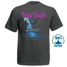 Deep Purple Smoke On The Water T-Shirt For Men T Shirt Vintage Top Summer Funny T-Shirt Cool T-Shirts Plain T Shirt Anime Tshirt