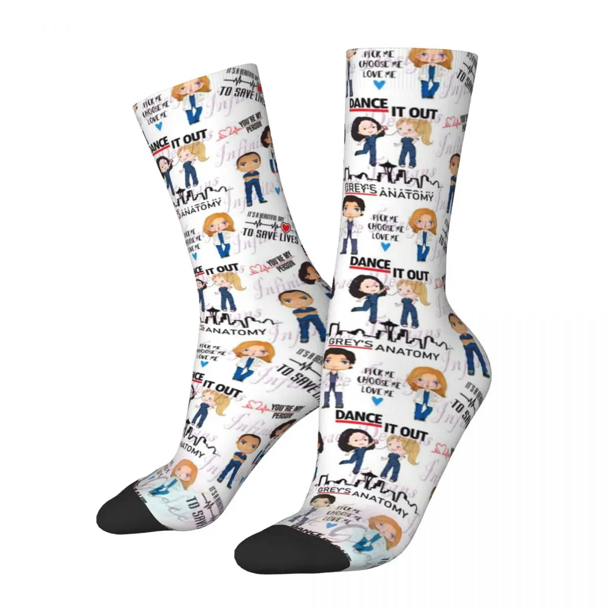 Happy Male Men Socks Harajuku Grey's Anatomy Tv Show Sock Cartoon Anime Skateboard Women's Socks Spring Summer Autumn Winter
Happy Male Men Socks Harajuku Grey's Anatomy Tv Show Sock Cartoon Anime Skateboard Women's Socks Spring Summer Autumn Winter
