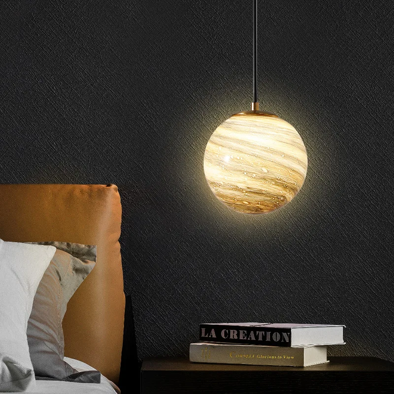 Nordic Creative Pendant Light Art Design Decorative Glass Living Room Single Head Hanging Light Round Star LED Loft Pendant Lamp
Nordic Creative Pendant Light Art Design Decorative Glass Living Room Single Head Hanging Light Round Star LED Loft Pendant Lamp