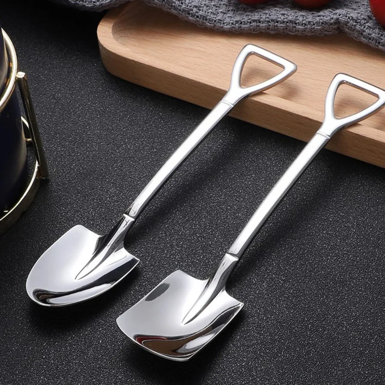 4/8PCS Shovel Spoons Stainless Steel TeaSpoons Creative Coffee Spoon For Ice cream Dessert Scoop Tableware Cutlery set
4/8PCS Shovel Spoons Stainless Steel TeaSpoons Creative Coffee Spoon For Ice cream Dessert Scoop Tableware Cutlery set