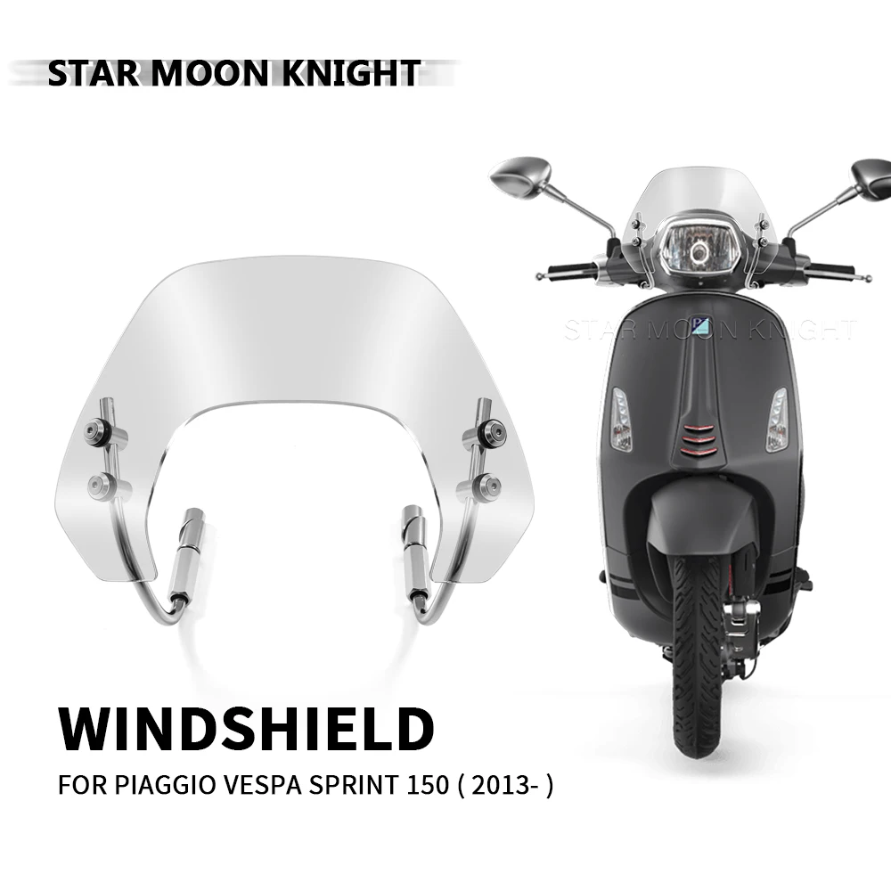 Аксессуары для мотоциклов, ветровое стекло для Piaggio Vespa Sprint 150 2013- 2021 2022, детали для защиты экрана от ветра
Аксессуары для мотоциклов, ветровое стекло для Piaggio Vespa Sprint 150 2013- 2021 2022, детали для защиты экрана от ветра