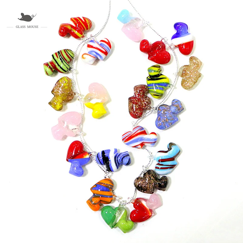 2Pcs Murano Glass Heart Shape Pendant Lovely Fashion Double Heart Ornaments for Diy Earring Necklace Making Jewelry Accessories
2Pcs Murano Glass Heart Shape Pendant Lovely Fashion Double Heart Ornaments for Diy Earring Necklace Making Jewelry Accessories