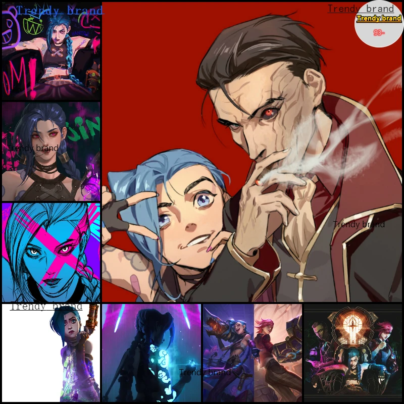 League of Legends Animated Arcane Canvas Painting Art Nordic Posters and Prints Wall Pictures for Living Room Decor Frameless
League of Legends Animated Arcane Canvas Painting Art Nordic Posters and Prints Wall Pictures for Living Room Decor Frameless