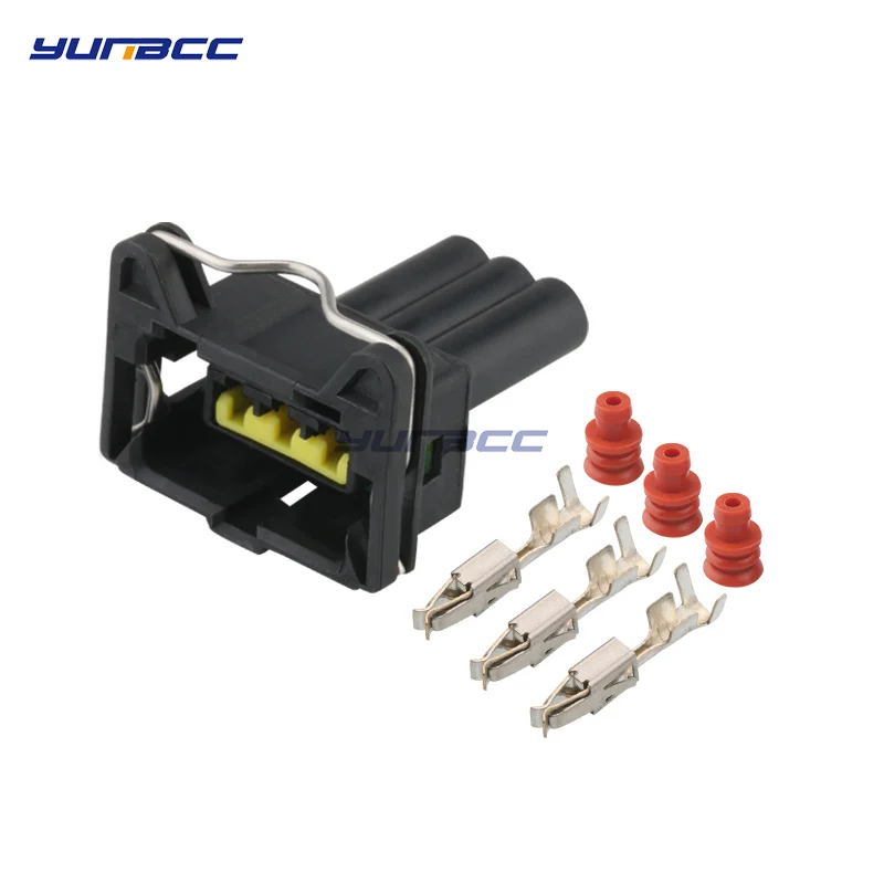 

3 Pin Way Tyco Junior Power Timer Female Sealed Electrical Cable Connector For AMP 444072-1 MAP Sensor Plug DJ7033C-3.5-21