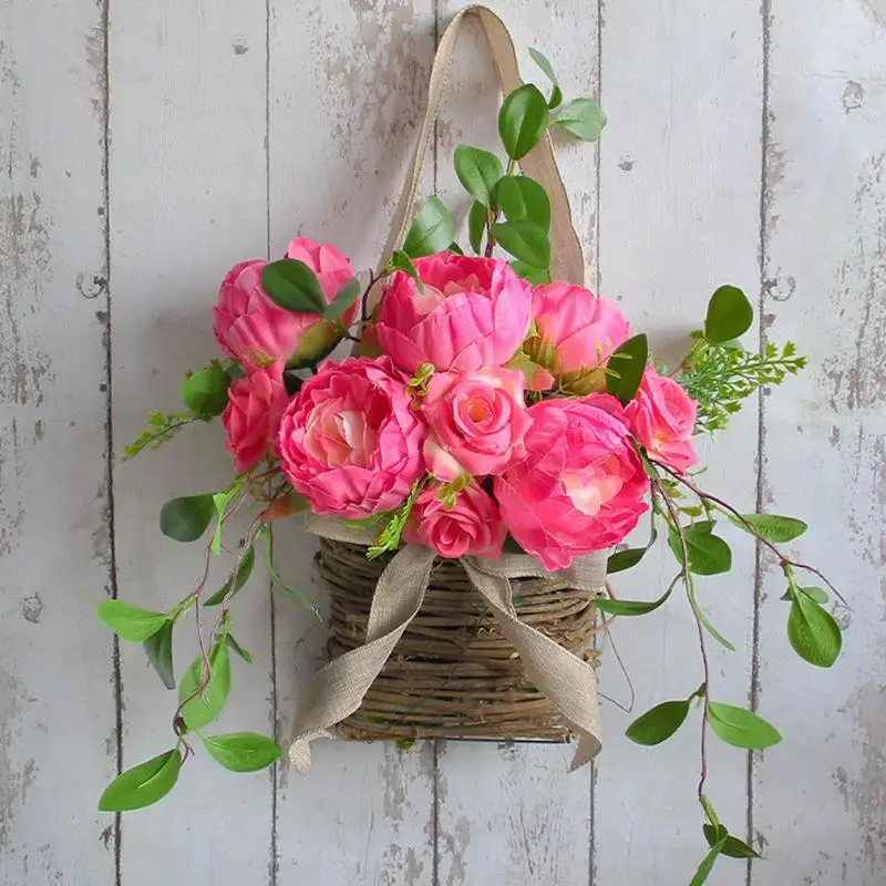 Floral Basket Wreath Spring Door Wreath With Flowers And Green Branches Colorful Flower Front Door Wreaths For Party Decor
Floral Basket Wreath Spring Door Wreath With Flowers And Green Branches Colorful Flower Front Door Wreaths For Party Decor