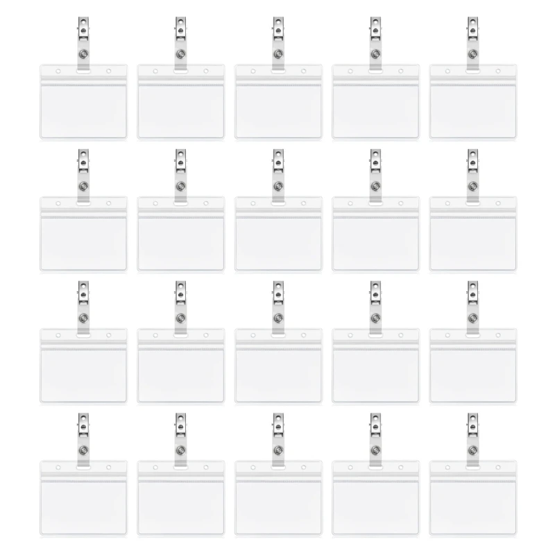 Waterproof PVC Name Card Holder Sealable Card Protector Holder 
Waterproof PVC Name Card Holder Sealable Card Protector Holder