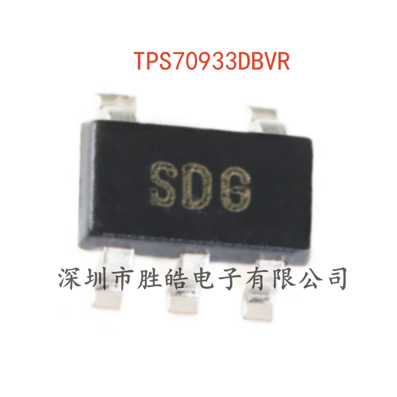 

(10PCS) NEW TPS70933DBVR 3.3V 150mA Low Differential Voltage Linear Regulator Chip SOT23-5 Integrated Circuit