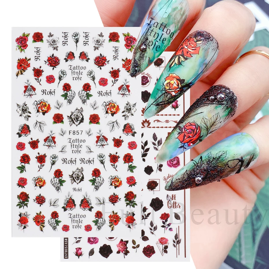 1pcs Vintage Dark Rose Nail Decal 3D Adhesive Sticker Flowers Design Nail Art Slider Tattoo Wrap Manicure Decors Tips JIF854-863
1pcs Vintage Dark Rose Nail Decal 3D Adhesive Sticker Flowers Design Nail Art Slider Tattoo Wrap Manicure Decors Tips JIF854-863