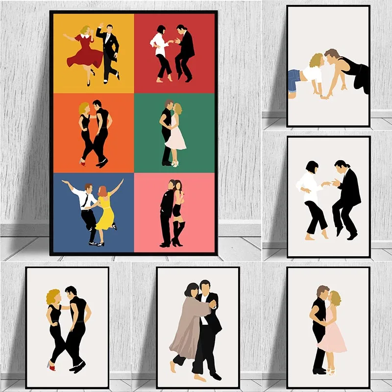 La La Land Dancing Grease Movie Posters Prints Wall Pictures Funny Pulp Fiction Abstract Minimalist Art Canvas Painting Decor
La La Land Dancing Grease Movie Posters Prints Wall Pictures Funny Pulp Fiction Abstract Minimalist Art Canvas Painting Decor