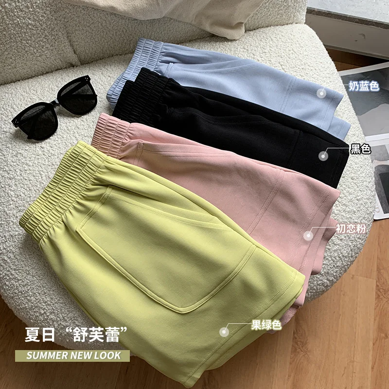Solid High Waist Wide Leg Cotton Shorts Green Blue Black Pink Summer Women Hotpant
Solid High Waist Wide Leg Cotton Shorts Green Blue Black Pink Summer Women Hotpant