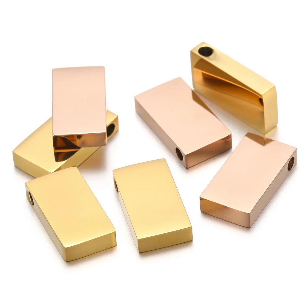 5Pcs/Lot Stainless Steel Square Rectangular Beads Bulk Spacer Beads for DIY Necklace Bracelet Jewelry Making Accessories 8x15mm
5Pcs/Lot Stainless Steel Square Rectangular Beads Bulk Spacer Beads for DIY Necklace Bracelet Jewelry Making Accessories 8x15mm
