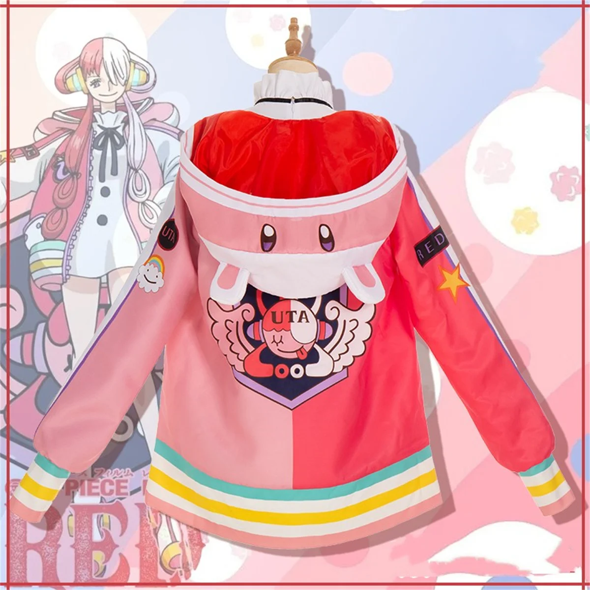 Anime ONE PIECE Akakami No Shankusu Daughter Singing Princess UTA Cosplay Costume Suit Women Dress + Coat
Anime ONE PIECE Akakami No Shankusu Daughter Singing Princess UTA Cosplay Costume Suit Women Dress + Coat