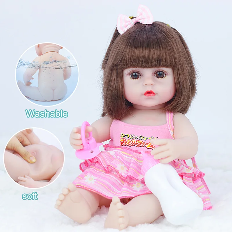 New Rebirth Doll Enamel High 39cm Rebirth Doll Multifunctional Doll Imitation Children‘s Toy
New Rebirth Doll Enamel High 39cm Rebirth Doll Multifunctional Doll Imitation Children‘s Toy