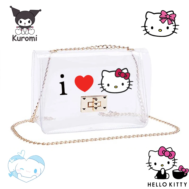 Anime Hello Kitty Bag Women Transparent Wallet Cute Cartoon Crossarm Date Outgoing Handbag Women Casual Kawaii Handbag Wholesale
Anime Hello Kitty Bag Women Transparent Wallet Cute Cartoon Crossarm Date Outgoing Handbag Women Casual Kawaii Handbag Wholesale