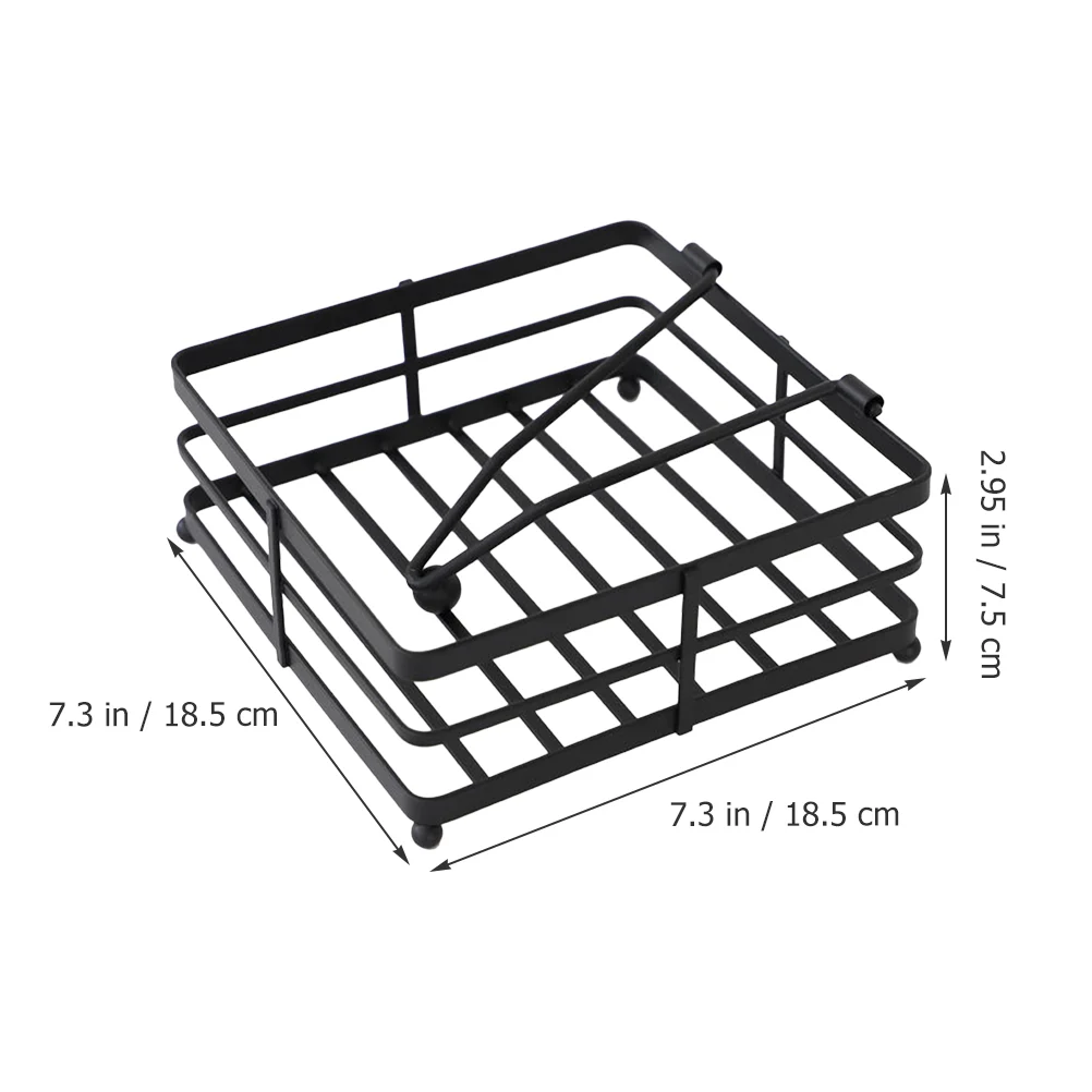 Desk Dispenser Iron Napkin Holder Holders Kitchen Restaurant Paper Towel Reusable
Desk Dispenser Iron Napkin Holder Holders Kitchen Restaurant Paper Towel Reusable