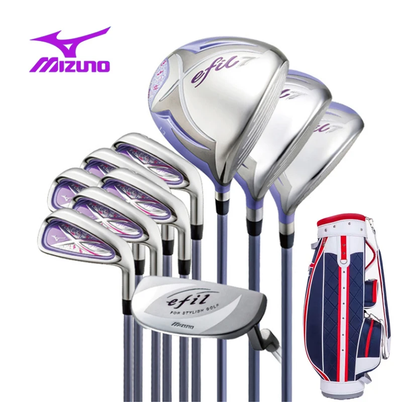 

2023 New Women's Golf Clubs MIZUNO EFIL7 Graphite Set 3woods 6 irons 1putter Golf Clubs FLEX L with no bag