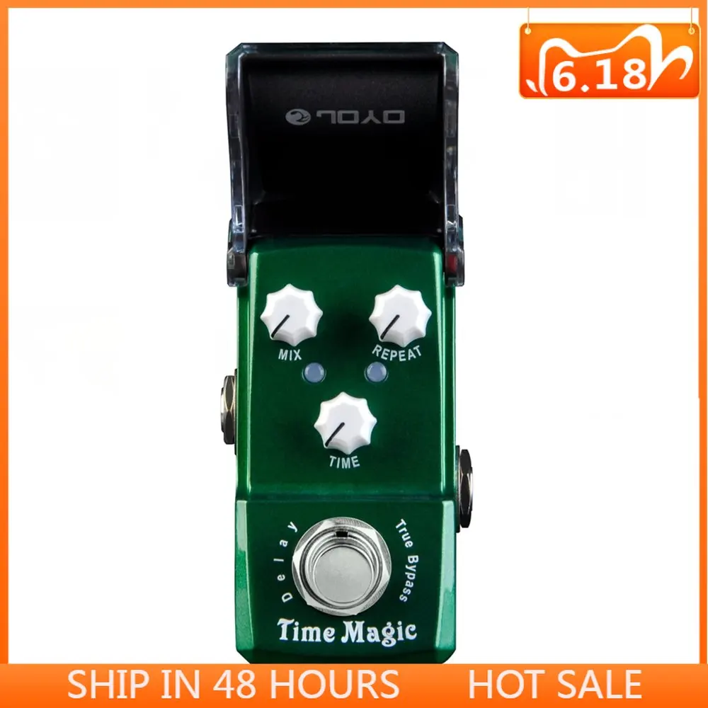 Guitar Effect Pedal Time Magic Digital Delay Pedal for Electric Guitar Bass Delay Effects Pedal Parts Accessories JOYO JF-304
Guitar Effect Pedal Time Magic Digital Delay Pedal for Electric Guitar Bass Delay Effects Pedal Parts Accessories JOYO JF-304