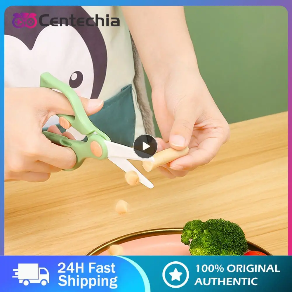 Safe Portable Supplementary Food Scissors Meat Cutting Baby Food Scissors Safety Lock Childrens Ceramic Scissors
Safe Portable Supplementary Food Scissors Meat Cutting Baby Food Scissors Safety Lock Childrens Ceramic Scissors
