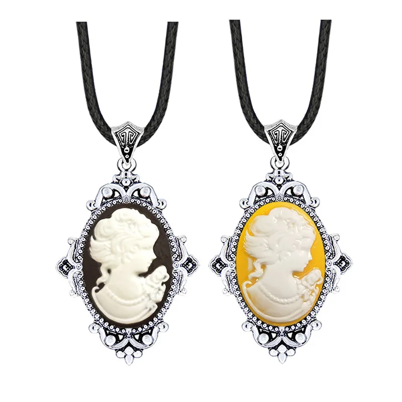 9 Colors Flower Pendant Lady Queen Cameo Women Necklace Silver Plated Green Yellow Cameo Fashion Necklace
9 Colors Flower Pendant Lady Queen Cameo Women Necklace Silver Plated Green Yellow Cameo Fashion Necklace
