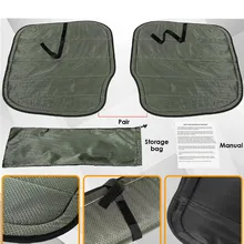 Insulated Blackout Rear Door Window Covers Fit For Mercedes-Benz NCV3 ,Foldable Windshield Sunshade Cover Block Sun & UV Rays