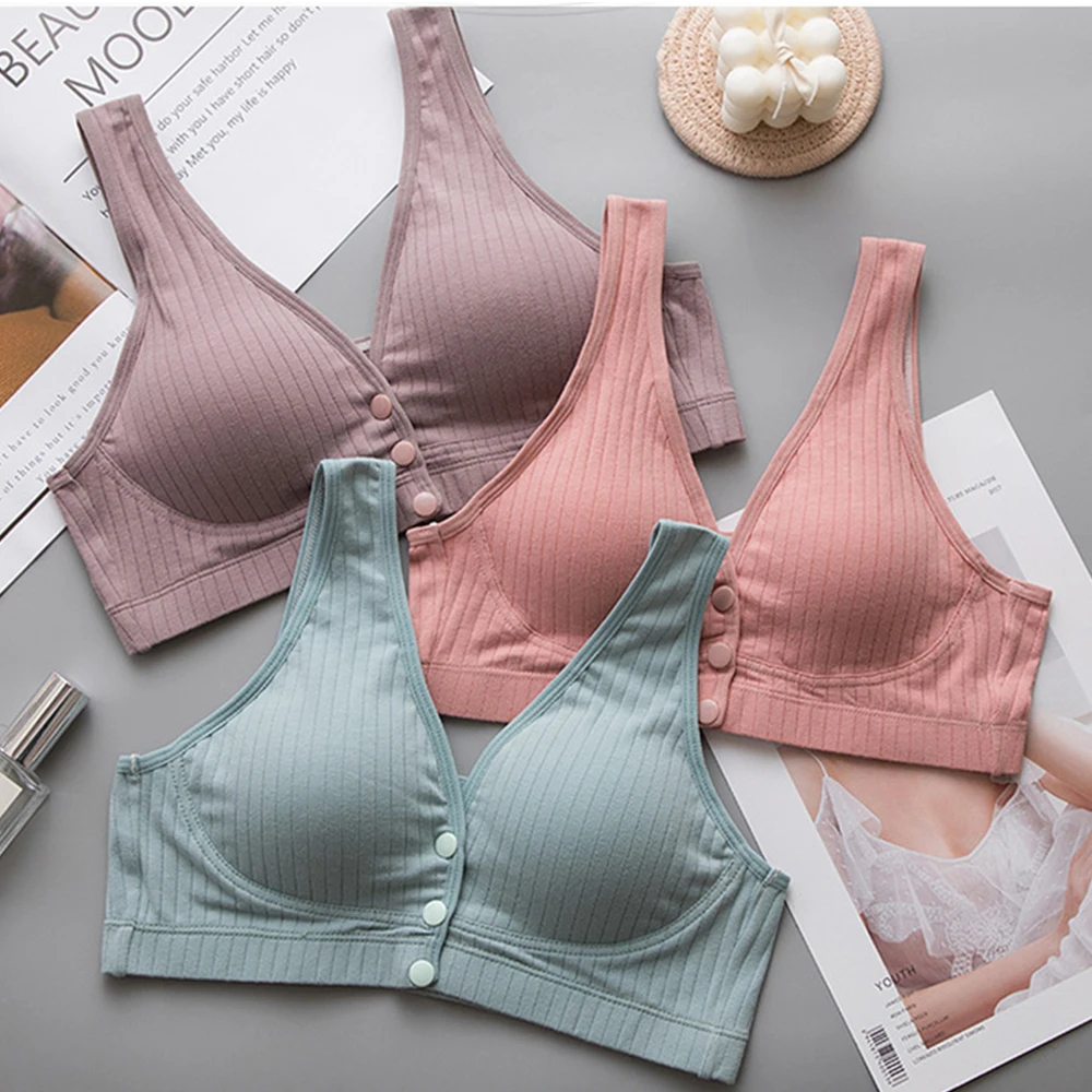 Summer thin breastfeeding bra vest type gathered anti-feeding maternity underwear female pregnancy cotton bra
Summer thin breastfeeding bra vest type gathered anti-feeding maternity underwear female pregnancy cotton bra