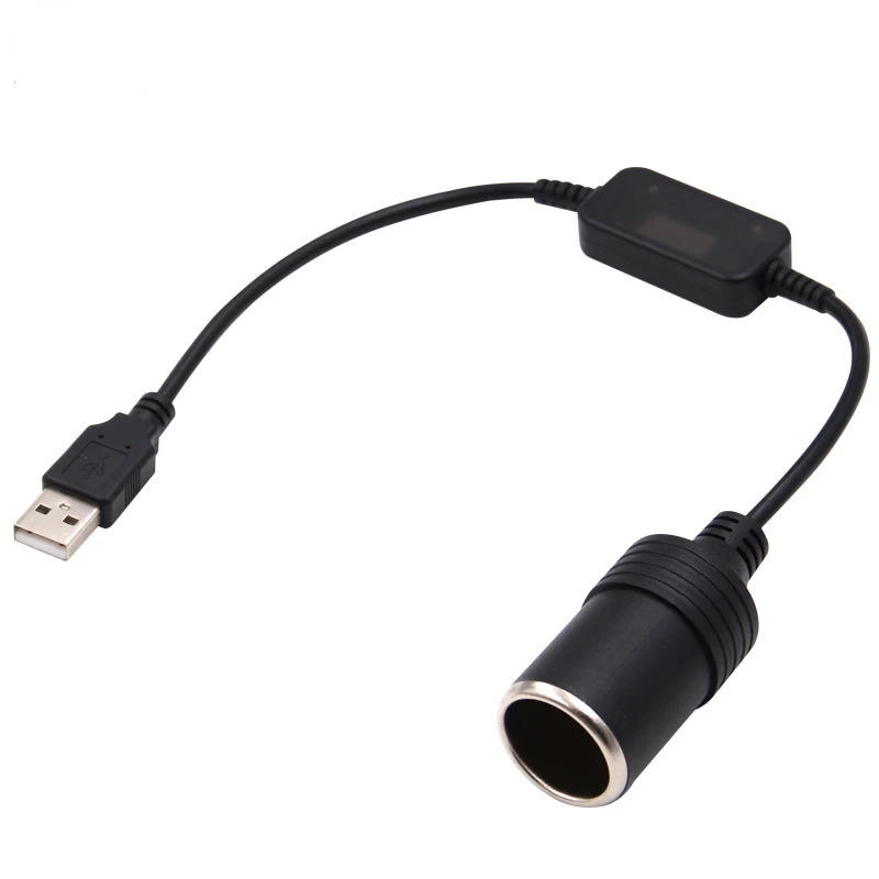 Adapter Wired Controller USB Port to 12V Car Cigarette Lighter Socket Female Power Cord for Xiaomi Power Bank DVR
Adapter Wired Controller USB Port to 12V Car Cigarette Lighter Socket Female Power Cord for Xiaomi Power Bank DVR