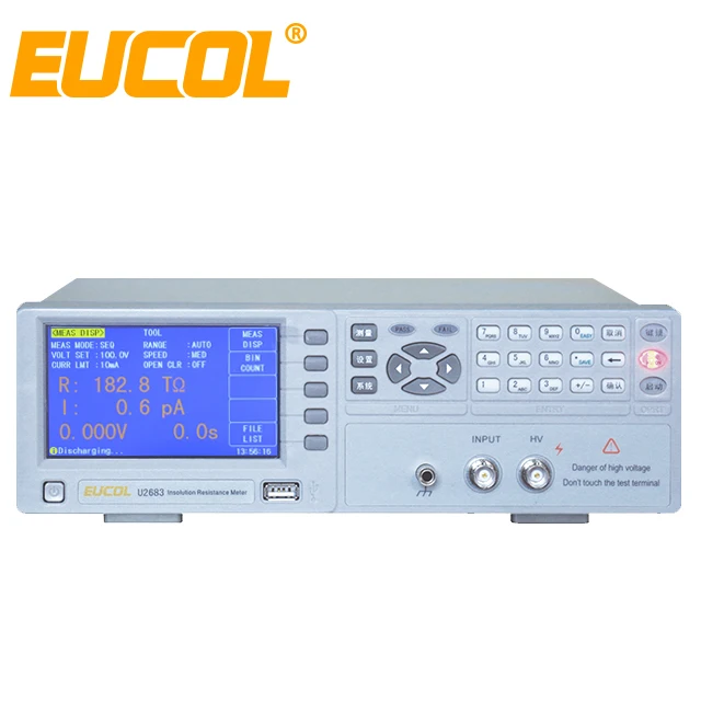 Factory Price Handheld High Voltage Ohm Meters 10kV Insulation Resistance Tester Price Insulation Resistance Megger
Factory Price Handheld High Voltage Ohm Meters 10kV Insulation Resistance Tester Price Insulation Resistance Megger