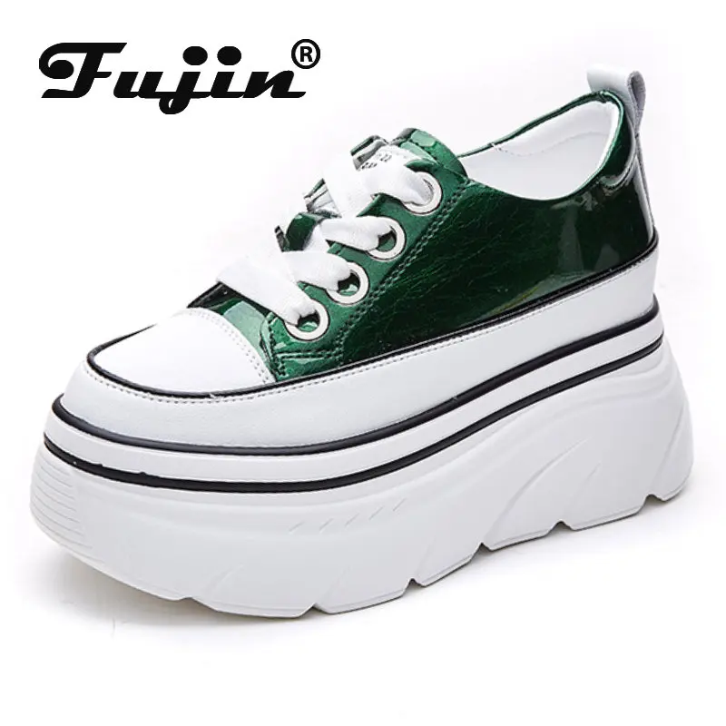 Женские кроссовки на платформе Fujin, черные кроссовки из натуральной кожи на весну и осень, 8 см
Женские кроссовки на платформе Fujin, черные кроссовки из натуральной кожи на весну и осень, 8 см