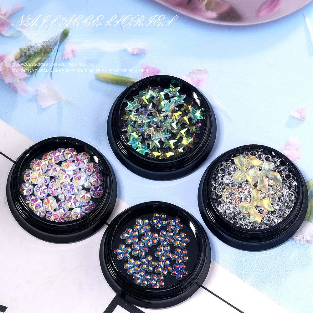 1Box Resin Aurora Flower Nail Charms Pentagram Bow Ribbon Transparent Aurora Nail Parts DIY Nail Art Decoration Accessories
1Box Resin Aurora Flower Nail Charms Pentagram Bow Ribbon Transparent Aurora Nail Parts DIY Nail Art Decoration Accessories