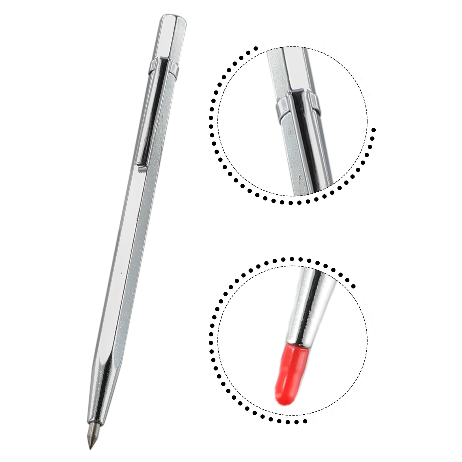 Carbide Marker pen Mark Marker Metal Pen Scribe Scriber Scribing Silver Steel Tip Tungsten Brand new High quality
Carbide Marker pen Mark Marker Metal Pen Scribe Scriber Scribing Silver Steel Tip Tungsten Brand new High quality