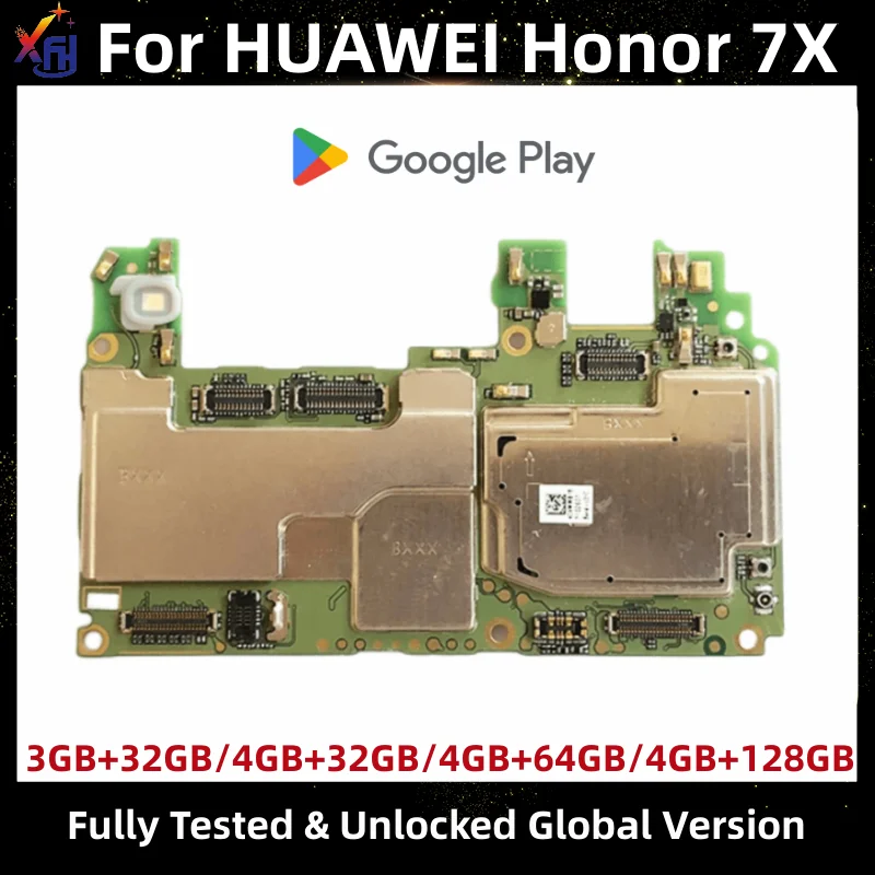 

Global Original Unlocked Motherboard For HUAWEI 7X BND-L21 32GB 64GB 128GB Mainboard Logic Board Mainboard LBS With Google APP