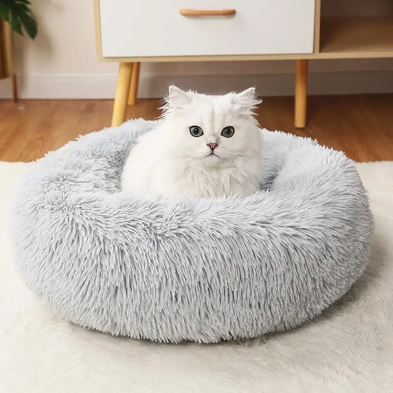 Soft Cat Bed Plush Cat's House Cat Nesk Bed for Cats Round Cushion Cat Sleeping Basket Cat Mat Pet Puppy Product Cat Accessories
Soft Cat Bed Plush Cat's House Cat Nesk Bed for Cats Round Cushion Cat Sleeping Basket Cat Mat Pet Puppy Product Cat Accessories