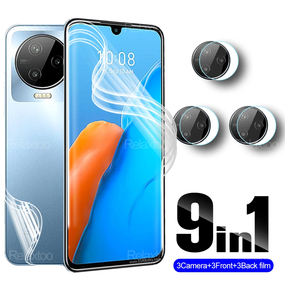 9in1 For Infinix Note 12 Pro 4G Hydrogel Film Camera Lens Soft Glass On Infnix Note12pro X676B Front Back Cover Screen Protector
9in1 For Infinix Note 12 Pro 4G Hydrogel Film Camera Lens Soft Glass On Infnix Note12pro X676B Front Back Cover Screen Protector