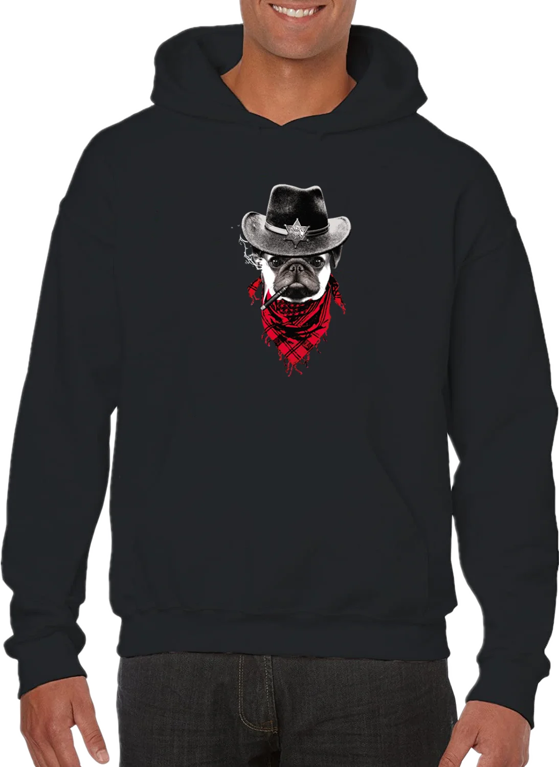 Spring and Autumn New Men's Simple Cartoon Dog Head Print Round Neck Long Sleeve Hooded Sweater
Spring and Autumn New Men's Simple Cartoon Dog Head Print Round Neck Long Sleeve Hooded Sweater