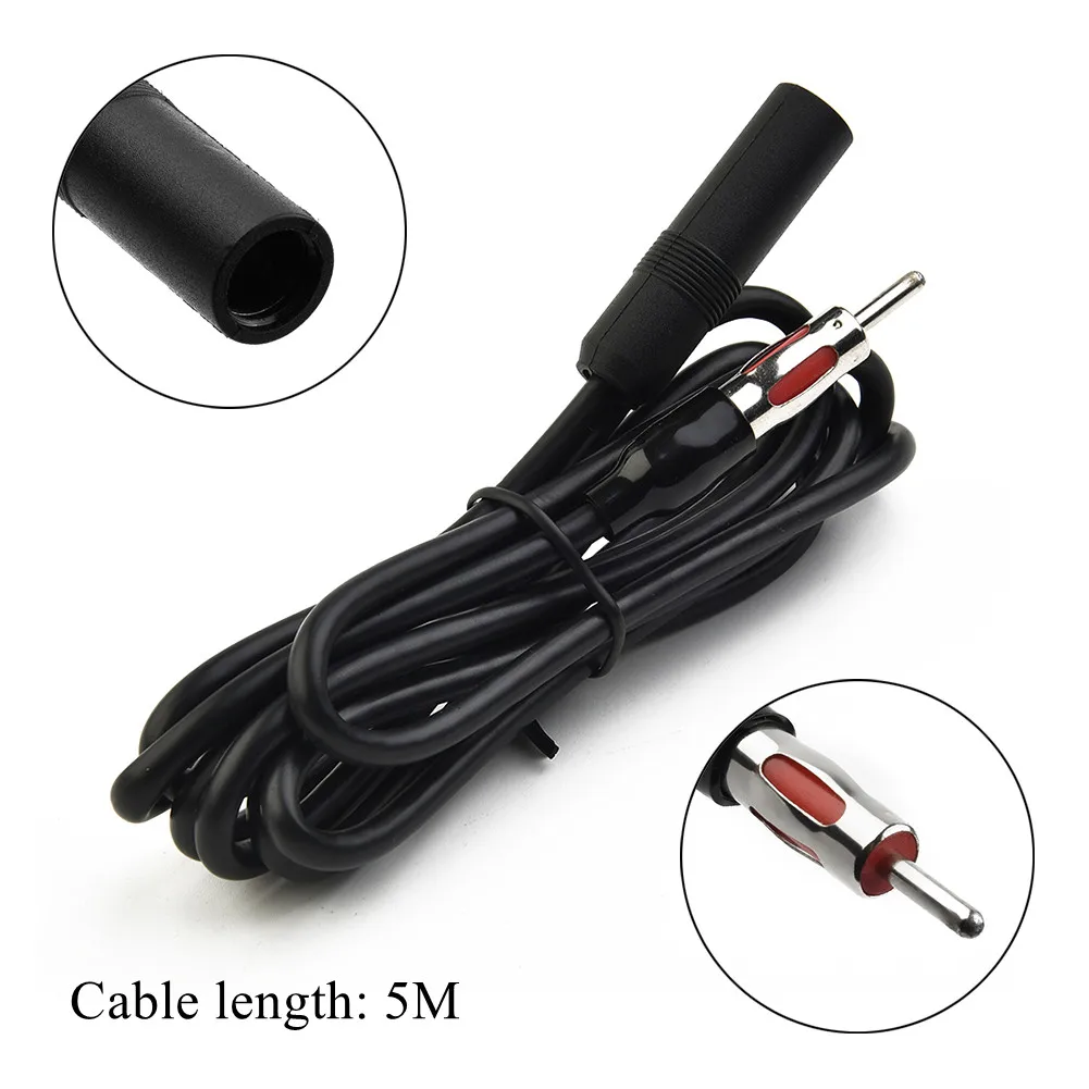Extension Cable Antenna Adapter 5m Radio AM/FM Antenna Adapter Extension Cable Male To Female Cable Plastic + Metal
Extension Cable Antenna Adapter 5m Radio AM/FM Antenna Adapter Extension Cable Male To Female Cable Plastic + Metal