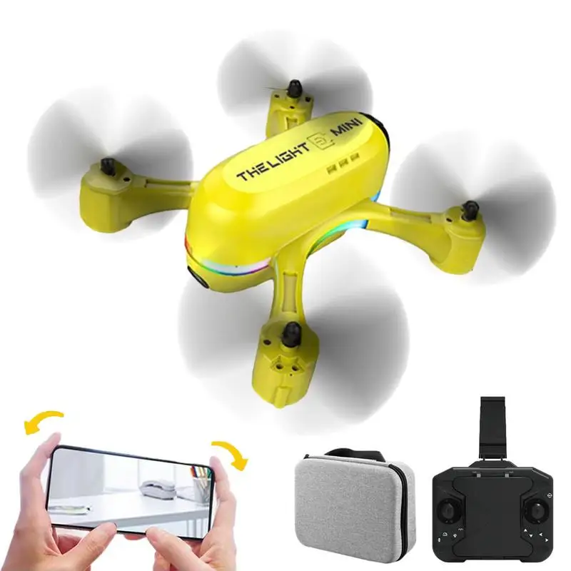 Mini Led Light Drone LED Light Drone With 4K Camera For Adults LED Light Aerial Photography APP Function RC Quadcopter Drones
Mini Led Light Drone LED Light Drone With 4K Camera For Adults LED Light Aerial Photography APP Function RC Quadcopter Drones