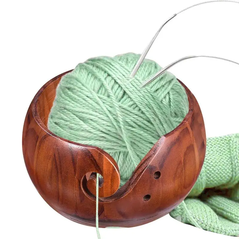 Wooden Yarn Bowl Handmade Woven Round Wool Storage Bowl For Knitting Needle Storage Holder And Crochet Sewing Supplies
Wooden Yarn Bowl Handmade Woven Round Wool Storage Bowl For Knitting Needle Storage Holder And Crochet Sewing Supplies